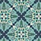 Homeroots 5 x 8 ft. Blue & Green Floral Indoor & Outdoor Area Rug 388668 - alternate 2